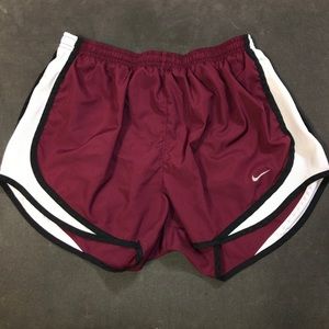 Maroon Nike Running Shorts